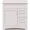MagickWoods Brixton 30 in. W x 21 in. D Bath Vanity Cabinet in Vanilla White with Right Hand Side Drawers MagickWoods Brixton 30 in. W x 21 in. D Bath Vanity Cabinet in Vanilla White with Right Hand Side Drawers