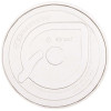 BLUESTRIPE Flat Lid For 9 oz. to 24 oz. Recycled Content Cups, Clear (1000 per Case)