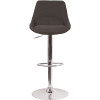 Carnegy Avenue 44.5 in. Black Fabric Adjustable Bar Stool Carnegy Avenue 44.5 in. Black Fabric Adjustable Bar Stool