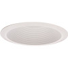 Lithonia Lighting 6 in. Recessed Incandescent Full Reflector White Baffle Trim Deep Narrow Flange (6-Pack)