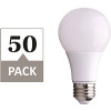 Simply Conserve 60-Watt Equivalent JA8 Compliant A19 Dimmable LED Light Bulb, 2700K Soft White, 50-pack