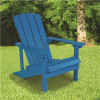 Carnegy Avenue Wood Outdoor Dining Chair in Blue