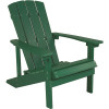 Carnegy Avenue Wood Outdoor Dining Chair in Green