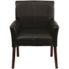 Flash Furniture Black Leather Side Chair Flash Furniture Black Leather Side Chair