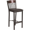 Carnegy Avenue 30.5 in. Walnut Bar Stool Carnegy Avenue 30.5 in. Walnut Bar Stool
