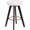 Carnegy Avenue 24.25 in. White Bar Stool