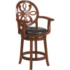 Flash Furniture 26.5 in. Brandy Bar Stool Flash Furniture 26.5 in. Brandy Bar Stool