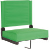 Carnegy Avenue Bright Green Metal Folding Lawn Chair