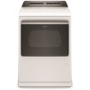 Whirlpool 7.4 cu. ft. 120-Volt Smart Gas Vented Dryer in White with a Hamper Door and Steam, ENERGY STAR