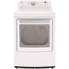 LG Electronics 7.3 cu. ft. Large Capacity Vented Gas Dryer with Sensor Dry and Transparent Glass Door in White