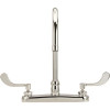 Zurn 2-Handle Kitchen Sink Utility Faucet with 8 in. Gooseneck in Chrome