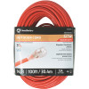 Southwire 100 ft. 14/3 SJTW Medium-Duty 13 Amp General Purpose Extension Cord with Lighted End