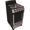 Danby 20 in. 2.3 cu.ft. Single Oven Electric Range with Manual Clean Oven in Black and Stainless Danby 20 in. 2.3 cu.ft. Single Oven Electric Range with Manual Clean Oven in Black and Stainless