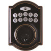 Defiant Castle Aged Bronze Single Cylinder Electronic Keypad Deadbolt