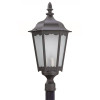 LiteCo Black Outdoor Dark Sky LED Post Top Lantern