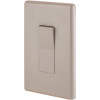 HUBBELL WIRING Hubbell Weatherproof 20 Amp Self-Grounding Rocker Light Switch, Gray