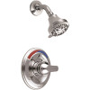 Delta 1-Handle Wall Mount Shower Only Faucet Trim Kit in Chrome (Valve Not Included)