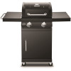 Dyna-Glo Premier 2-Burner Propane Gas Grill with Folding Side Tables in Black