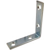 Prime-Line Corner Bracket, 2-1/2 in., Steel Construction, Zinc-Plated, L-Angle (4-pack)