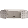 Sylvania 2.4-Watt Dual Voltage Integrated LED White Twin Square Head Emergency Light, Daylight 6000K