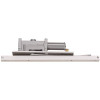 LCN 2010 Series Size 5 Grade 1 Sprayed Aluminum Left Hand Standard Arm Concealed Door Closer