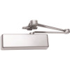 LCN 4110 Series Size 1 to 6 Sprayed Aluminum Grade 1 Surface Door Closer, Stop Arm, Right Hand