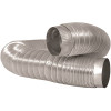 Everbilt 4 in. x 6 ft. Heavy Duty Aluminum Duct with Collars