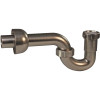 Westbrass 1-1/2 in. ABS Slip-Joint P-Trap in Satin Nickel Westbrass 1-1/2 in. ABS Slip-Joint P-Trap in Satin Nickel