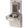 OASIS Combo - Barrier Free Versa Cooler II Non-Refrigerated Drinking Fountain with Bottle Filler in Greystone