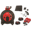 Milwaukee M18 18-Volt Lithium-Ion Cordless 200 ft. Pipeline Inspection System Image Reel Kit with Batteries and Charger