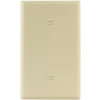 Titan3 Ivory Smooth 1-Gang Blank Standard Metal Wall Plate