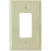 Titan3 Ivory Smooth 1-Gang Rocker Jumbo Metal Wall Plate
