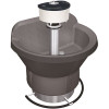 Bradley CLASSIC Engineered Stone 36 in. Single Compartment Half Basin Handwashing Sink