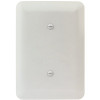 Titan3 White Smooth 1-Gang Blank Maxi Metal Wall Plate