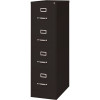 Hirsh 26.5 in. D Black 4-Drawer Letter Width Vertical File Cabinet