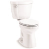 Cimarron Revolution 360 Complete Solution 2-piece 1.28 GPF Single Flush Elongated Toilet in White, with Slow-Close Seat