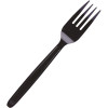 CUTLEREASE Black Disposable PS Fork 24/40