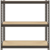 Space Solutions Black 3-Tier Steel Garage Storage Shelving Unit (30 in. W x 30 in. H x 12 in. D)
