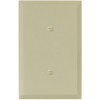 Titan3 Ivory Textured 1-Gang Blank Jumbo Metal Wall Plate