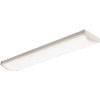 Contractor Select 4 ft. 40-Watt 4000/5000/6000 Lumens Integrated LED Dimmable White Wraparound Light Fixture, 4000K