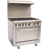 Magic Chef 36 in. Commercial Gas Range in Stainless Steel