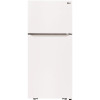 LG Electronics 30 in. W 20 cu. ft. Top Freezer Refrigerator w/ Multi-Air Flow and Reversible Door in White, ENERGY STAR