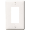 HUBBELL WIRING 1-Gang Decorator Wall Plate - White