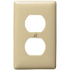 HUBBELL WIRING 1-Gang Duplex Wall Plate - Ivory