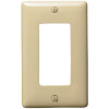 HUBBELL WIRING 1-Gang Medium Size Decorator Wall Plate - Ivory
