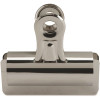 Business Source Number 4 Heavy-Duty Bulldog Grip Clips, Silver