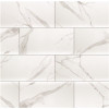 MSI Dymo Statuary White Glossy 12 in. x 24 in. Glazed Wall Ceramic Tile (16 sq. ft./Case)