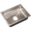Just Manufacturing 18-Gauge Stainless Steel 16 in. O.D. x 18 in. x 5.5 in. DCR Single Bowl ADA Compliant Undermount Sink