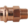 Apollo 3/4 in. x 1/2 in. Copper Press x MPT Male Adapter