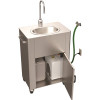 Acorn Portable Wash-WareÂ® Deluxe Portable Hand-Wash Station, Elec Pump, Hose In, Tank Out, Sensor Gooseneck